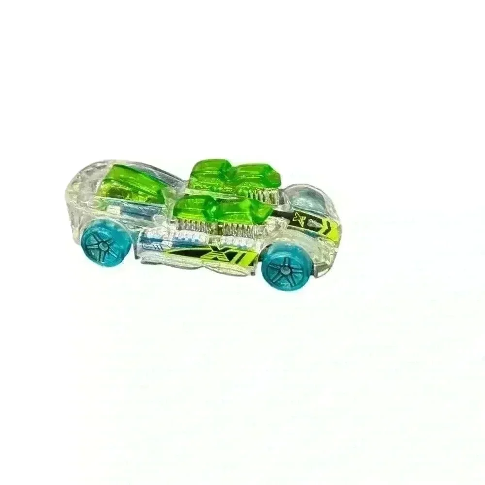 2004 Hot Wheels WHAT 4-2 Clear Blue/Green Car
